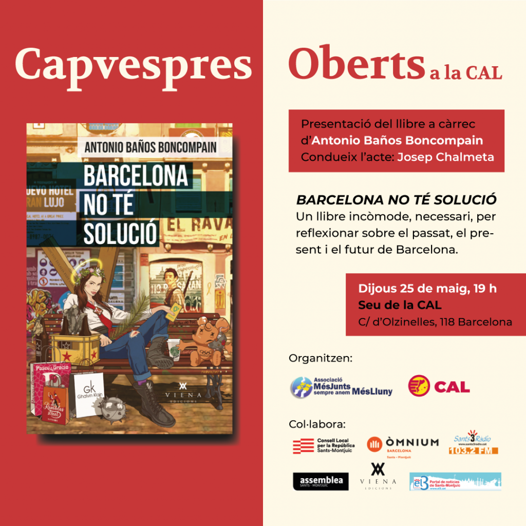 Capvespres Oberts Barcelona No T Soluci D Antonio Ba Os Cal